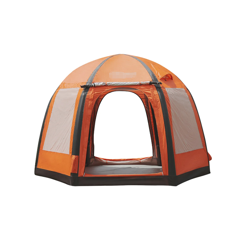 Hemisperische opblaasbare tent 2 deuren 4 ramen