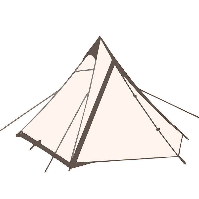 Lichtgewicht Indiase camping regenbestendige piramide tent