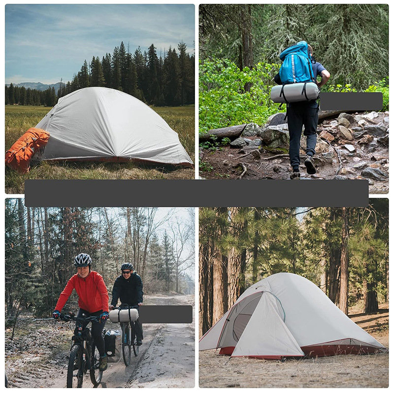 Double-layer draagbare wandeltent voor twee personen