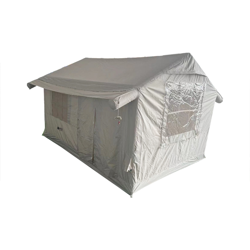 Opblaasbare dakranden tent met luifel