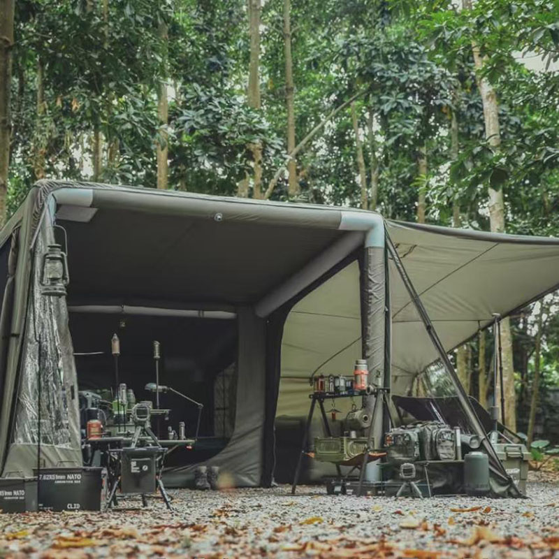 Opblaasbare tent kamperen Outdoor Militaire stijl