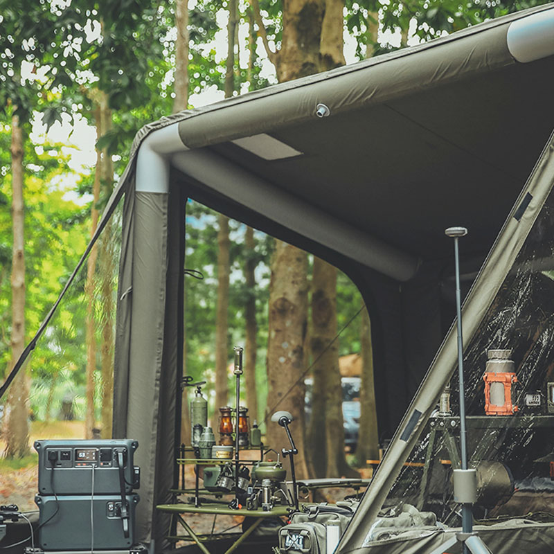 Opblaasbare tent kamperen Outdoor Militaire stijl