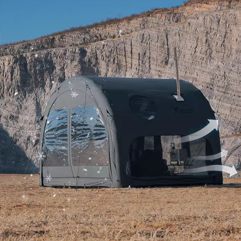 Opblaasbare tunneltent