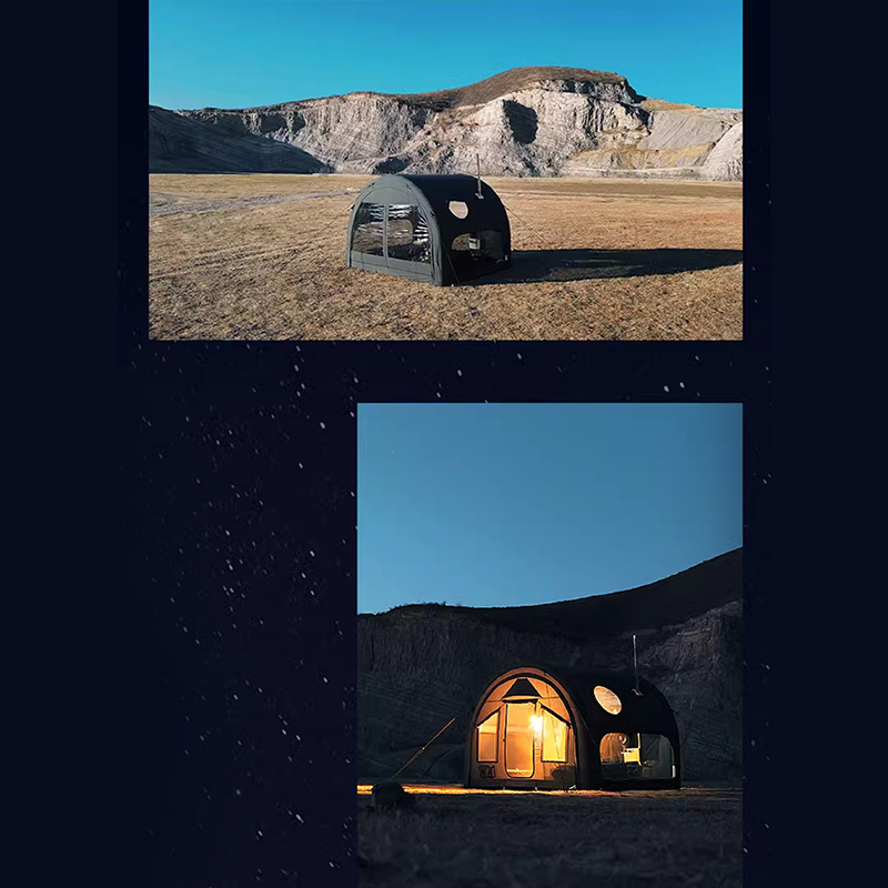 Opblaasbare tunneltent